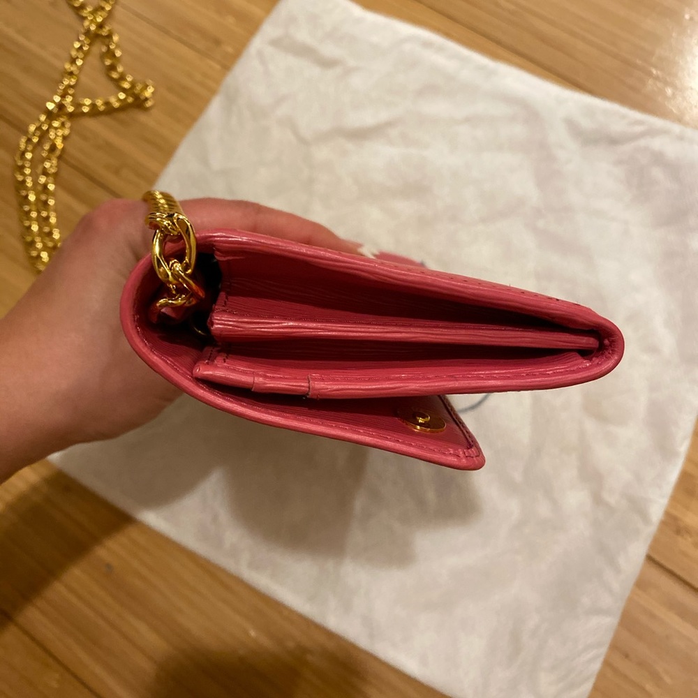 Authentic Prada Pink Peonia Small Pursechain Strap - image 6